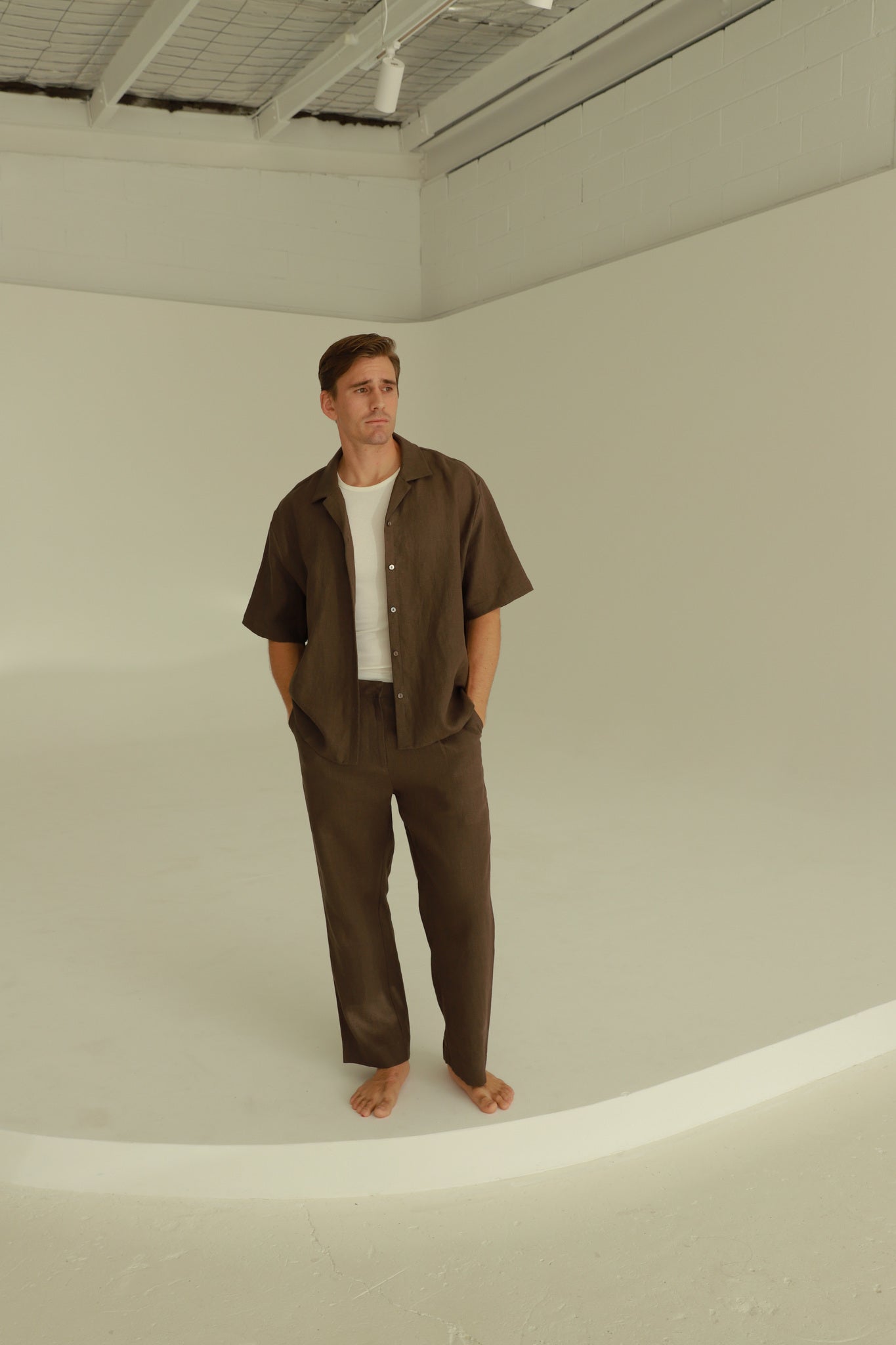 Slick Unisex Linen Pants
