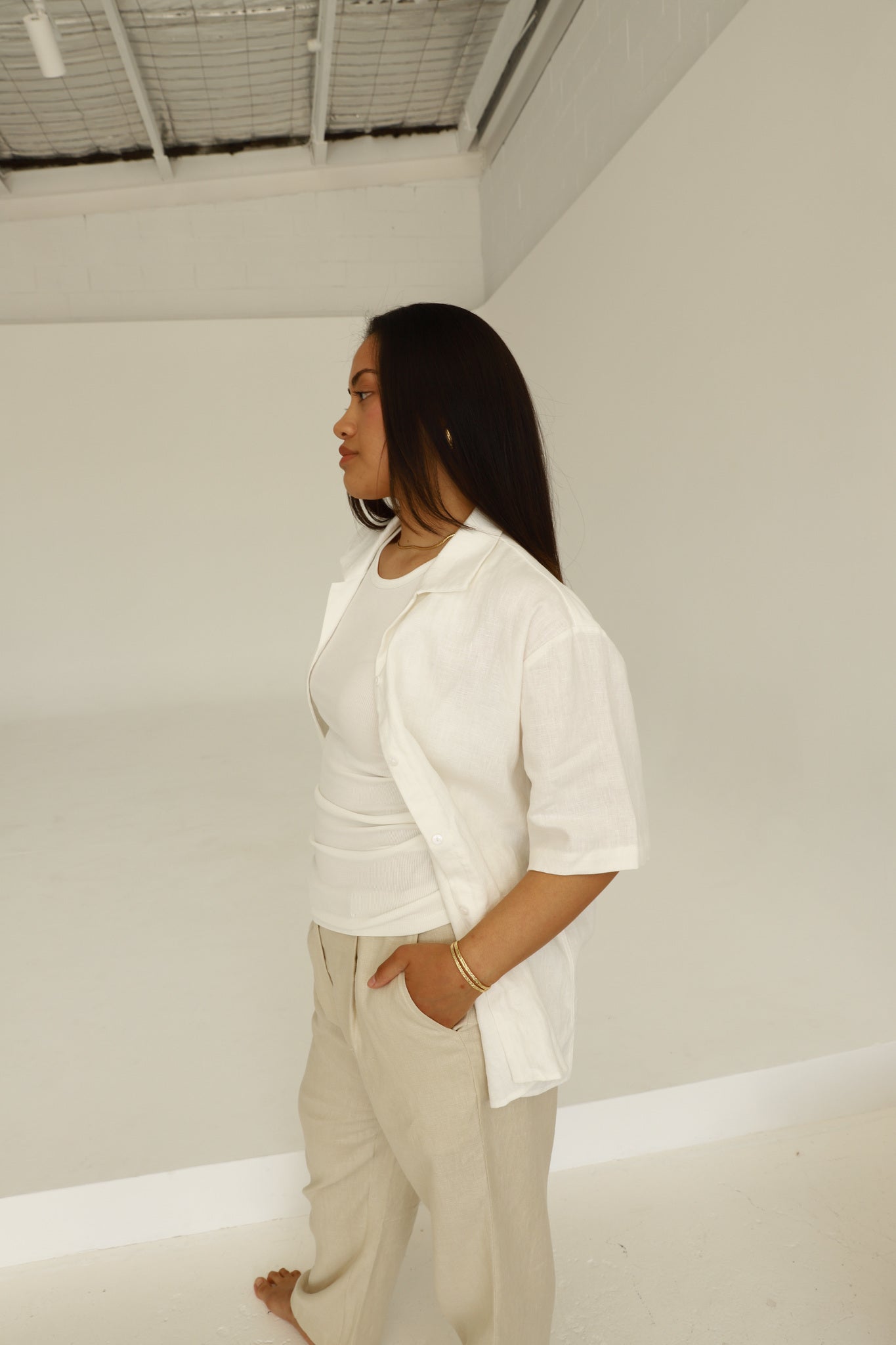 Soller Unisex Linen Shirt