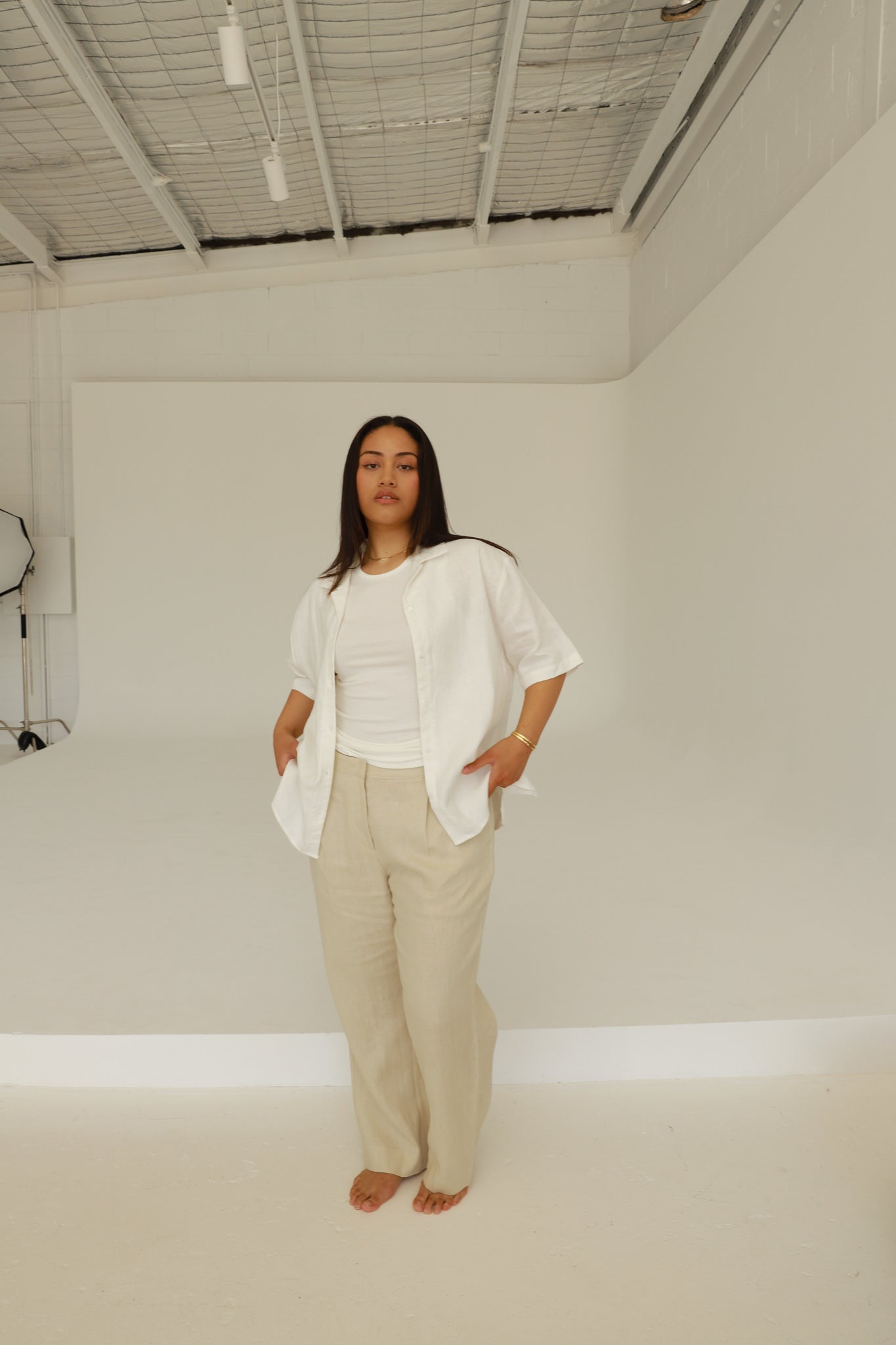 Soller Unisex Linen Shirt