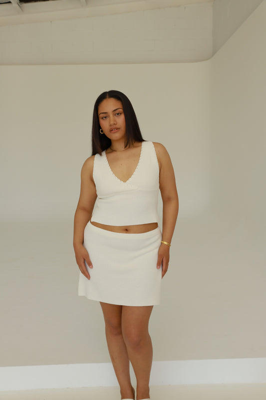 Heidi Knitted Mini Skirt