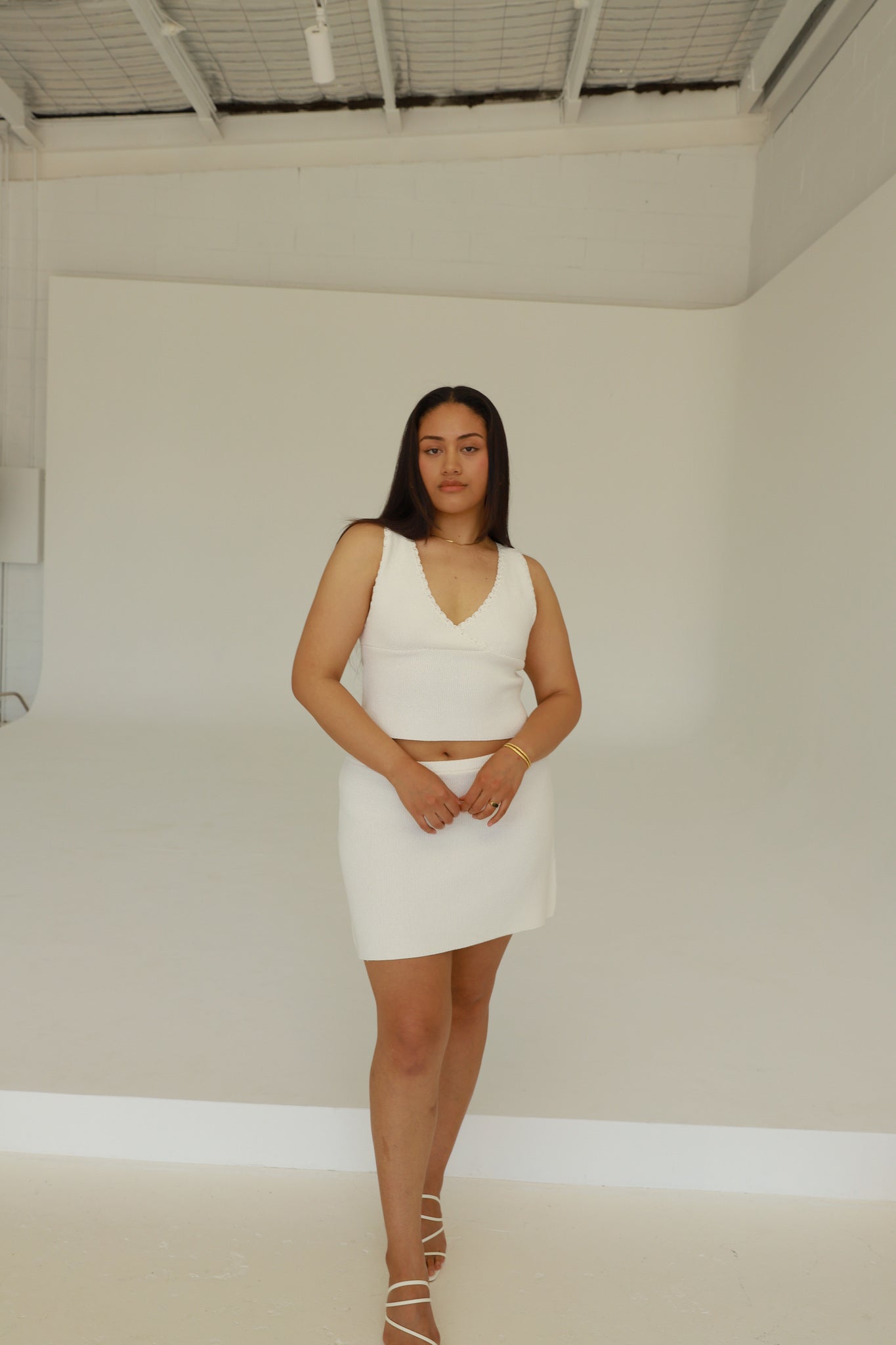 Heidi Knitted Mini Skirt