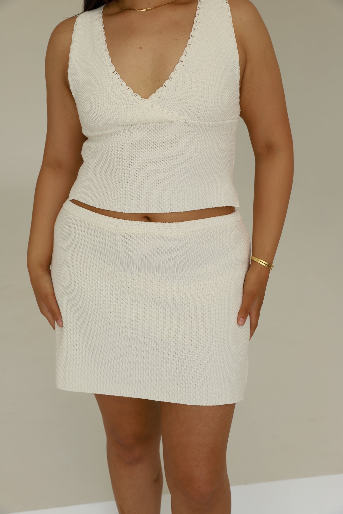Heidi Knitted Mini Skirt