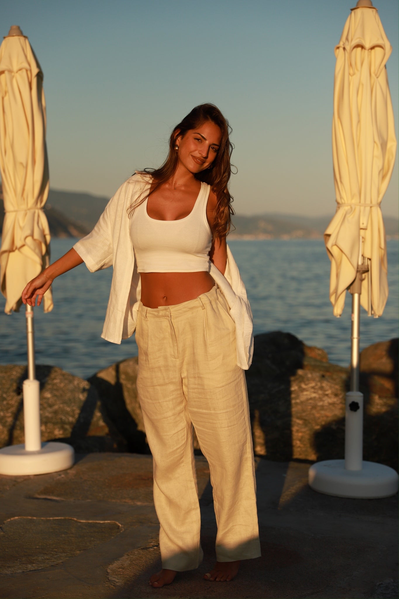 Slick Unisex Linen Pants