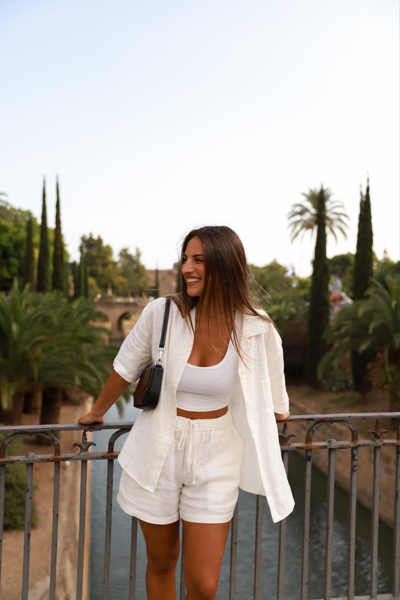 Spring Unisex Linen Shorts